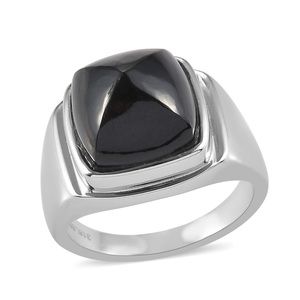 California Black Jade Ring